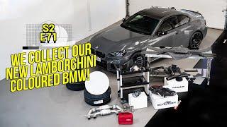 Collecting our new Lamborghini coloured BMW M2 !        S2  E71 #motech #bmw