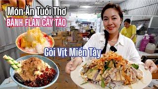 Cháo Gỏi Vịt hấp dẫn những ngày Hè mưa gió và món ăn tuổi thơ BÁNH FLAN CÂY TÁO | SONG HỶ VLOG #607