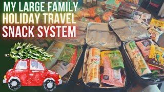 ROAD TRIP SNACK SYSTEM || WHAT I PACK FOR MY FAMILY WHEN WE TRAVEL