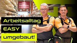 Baumarkt | Hornbach setzt auf das BionicBack-Exoskelett 