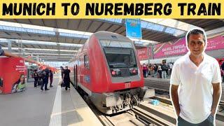 TRAVEL FROM MUNICH TO NUREMBERG BY TRAIN | GERMANY RAILWAY JOURNEY FROM MUNICH TRAIN STATION