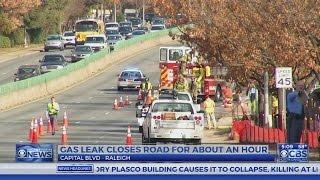 Raleigh’s Capital Boulevard reopens following gas leak