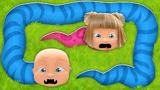 Baby & Girlfriend Become Snakes!