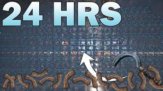 I Spent 24 Hours On A FiberCraft! Raiding and PvP - This is what Happens... | Ark PvP