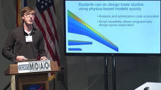 Using OpenMDAO and OpenAeroStruct in the Classroom