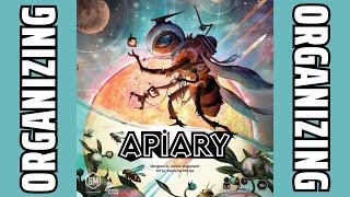 Organizing Apiary (Fully Sleeved, No Lid Lift) Board Game Organizing Guide