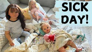 Reborn Dolls Sick Day  Afternoon Routine #reborns #sickday #reborndolls