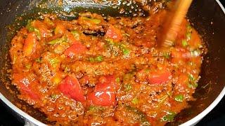 Tomato curry recipe/dhaba style Tomato curry/simple tomato curry