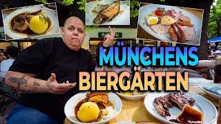Meine TOP 3 Biergärten in München | Ich probiere das leckerste bayrische Essen | Foodtour