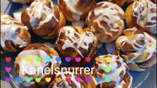 Норвежские булочки с корицей и глазурью! Norwegian cinnamon buns with icing!