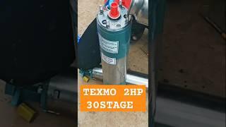 2hp 30stage texmo submersible fitting tasting #trinding #submersiblewaterpump #shorts