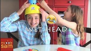 Sophia and Bella in WET HEAD CHALLENGE on Mugglesam