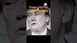 Trump Gets PepTalk  From Elon Musk #reels #comedy #livelovelaugh #politics #recession #tariffs #usa