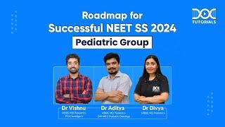 Roadmap for Successful NEET SS 2024 Pediatric Group by Dr Aditya, Dr Divya &Dr Vishnu