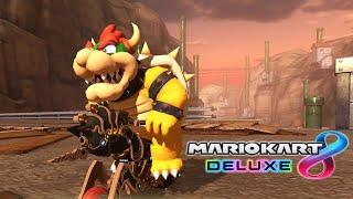 4 Random Mario Kart 8 Deluxe Races as Bowser (150cc, Hard CPU, No Commentary)