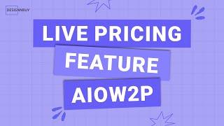 Live Pricing feature in All-in-one Web2Print | Show Price Based on Customization | Print Business