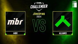 MIBR vs. Alliance - ESL Challenger Jönköping 2024 - Group B