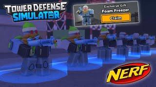 *NEW* FOAM FREEZER - Tower Defense Simulator (Showcase)