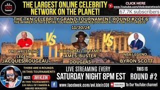 TKN Celebrity Tournament Round 2 Jacques Rougeau Vs James 'Buster' Douglas Vs Byron Scott