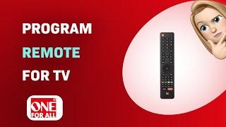 How to Program One for All URC 1916 Remote for Hisense TV