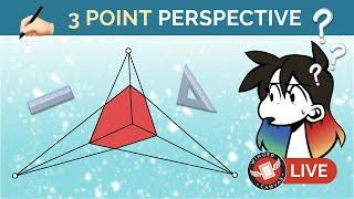  Drawing in 3-Point PERSPECTIVE!  Digital Art w/ Jessie Chang