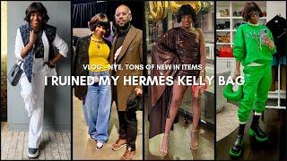 I RUINED MY HERMES KELLY BAG, TONS OF NEW IN ITEMS & NYE IN MEMPHIS & VLOG BRIEF | AWED BY MONICA