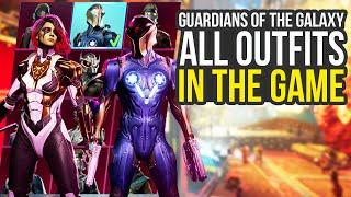 All Outfits In Marvel's Guardians Of The Galaxy Game (Marvel Guardians Of The Galaxy All Outfits)