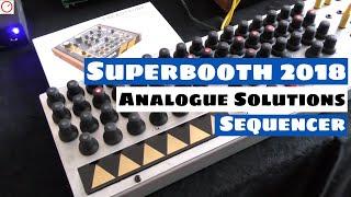 Superbooth 2018: Analogue Solutions Generator  CV & Gate Sequencer | SYNTH ANATOMY