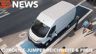Citroen E-Jumper Reichweite Leistung Ladeleistung Preise Fakten und Längen | Electric Drive News
