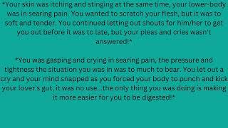 (Requested) Being digested by your lover  Fatal Vore Audio POV