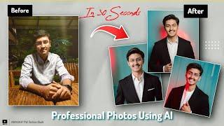 How To Create Professional Linkedin Profile Photo Using AI For *FREE* [Part-1]