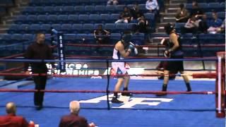 NCBA 2012 National Tournament 175lb quarter-final bout Frank Baker v Dan Nysch