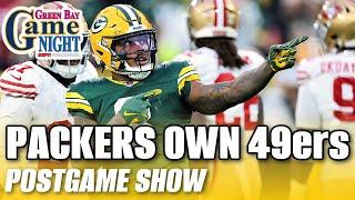 Green Bay Packers THROTTLE San Francisco 49ers 38-10  - GBGN Post-Game Show