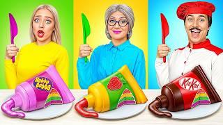 Me vs Grandma Cooking Challenge | Kitchen Battle with Secret Gadgets by Multi DO Joy