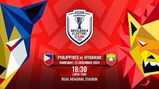 LIVE | Philippines vs Myanmar | #MitsubishiElectricCup 2024 Group Stage