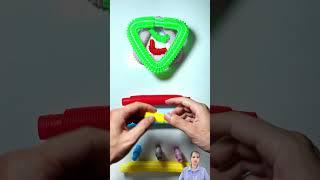 Change colors Odd-ASMR Pop Tubes relaxing #relaxing #asmrsounds #satisfying #poptube #diy #creative