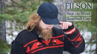 FILSON Seattle 100% Wool Baseball Cap