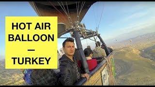 Hot Air Balloon Cappadocia Turkey - Not so smooth landing [Watch until the end]