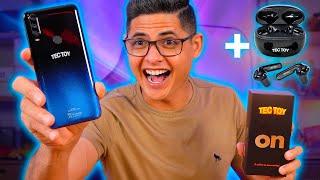 Esse CELULAR tá MUITO BARATO! TecToy ON 128GB com fone BLUETOOTH - Unboxing e Impressões