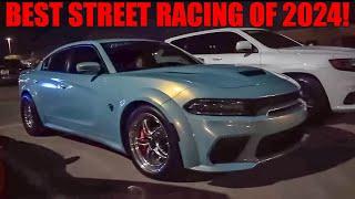 The BEST STREET RACES of 2024! (1600HP SUPRA, TURBO HELLCAT, COPS VS. RACERS, + MORE!)