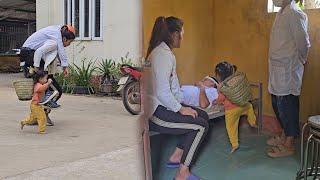 The mother and daughter carried the engineer to the medical station.