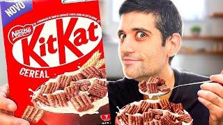 Experimentei o NOVO CEREAL do KIT KAT, delícia?