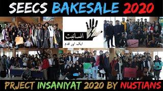 NUST SEECS Bakesale 2020 || Project Insaniyat 2020 || Muhammad Ali Sajid || Life at NUST