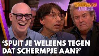 René zag gesprek bij Bar Laat: 'Hij wou eigenlijk vragen: Spuit je weleens tegen dat schermpje aan?'