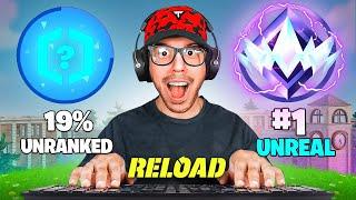 Unranked to Unreal Reload Speedrun! (Fortnite World Record)