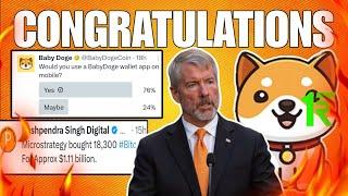 CONGRATULATIONS अब कुछ बड़ा होगाBABY DOGECOIN80% BURN +303X- +1000XBABY DOGECOIN PRICE PREDICTION