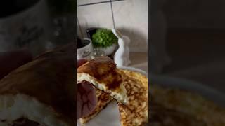 Ленивый хачапури на сковороде #рецепты #завтрак #быстроивкусно #cooking #food #еда
