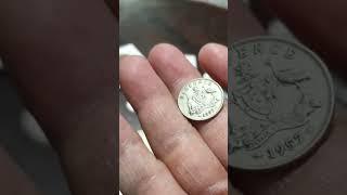 1957 Silver Australia Sixpence