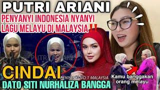 PENYANYI INDONESIA PUTRI ARIANI NYANYI LAGU MELAYU(CINDAI)DATO SITI NURHALIZA PENYANYI NO.1 MALAYSIA