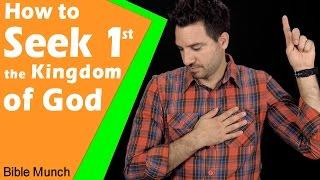 Seek First the Kingdom of God | How to Put God First | Matthew 6 33 & Haggai 1 | Bible Devotional